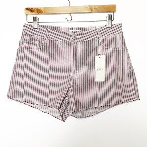 Jolt High-Rise Pinstripe Shorts (NWT)